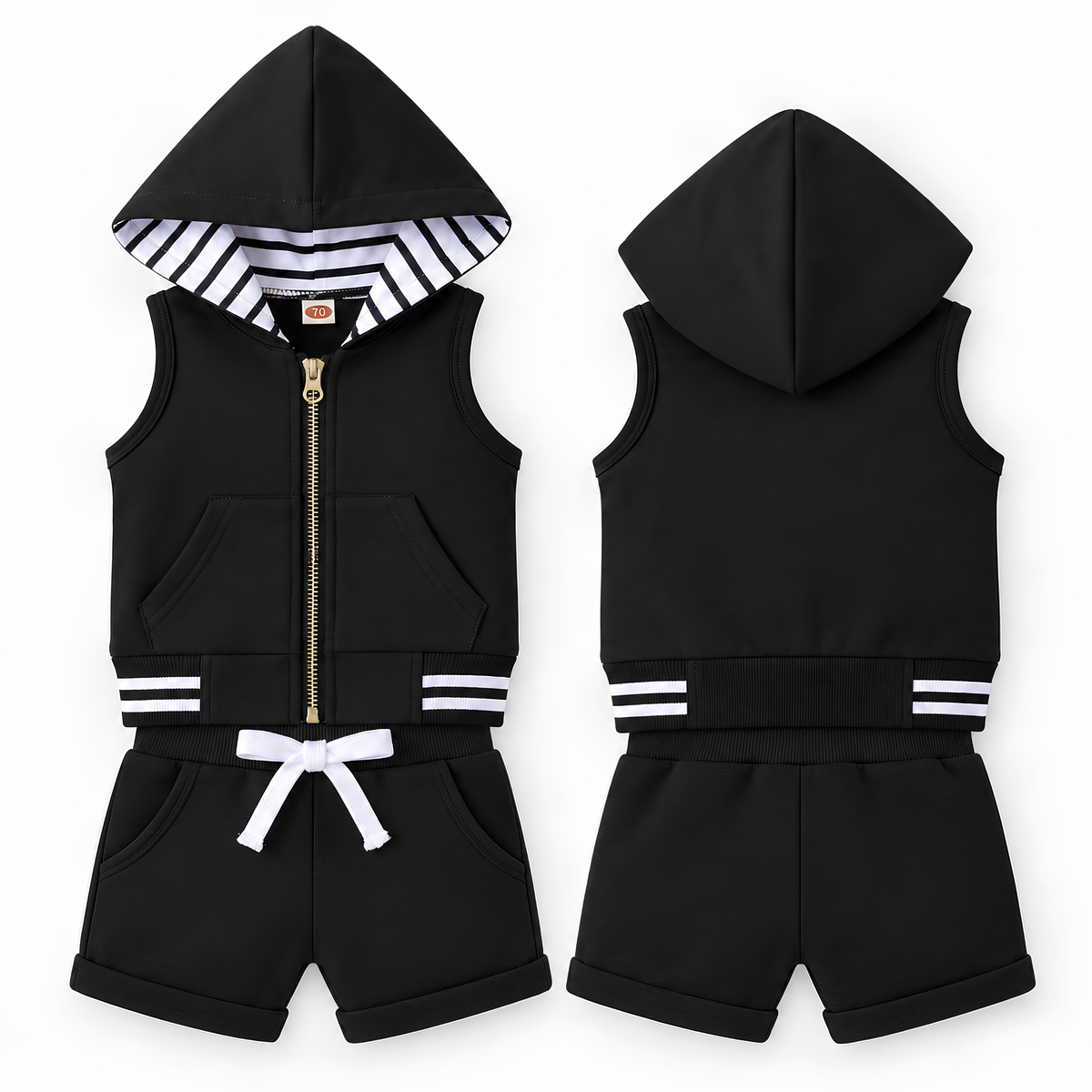 Urban Kid Streetwear Set – black