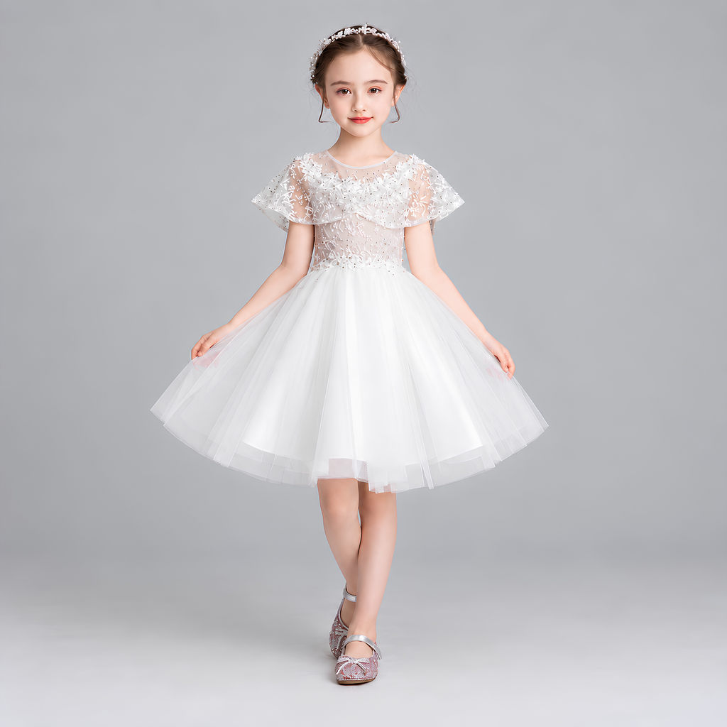 Classic Lace Flower Girl Dress – Short