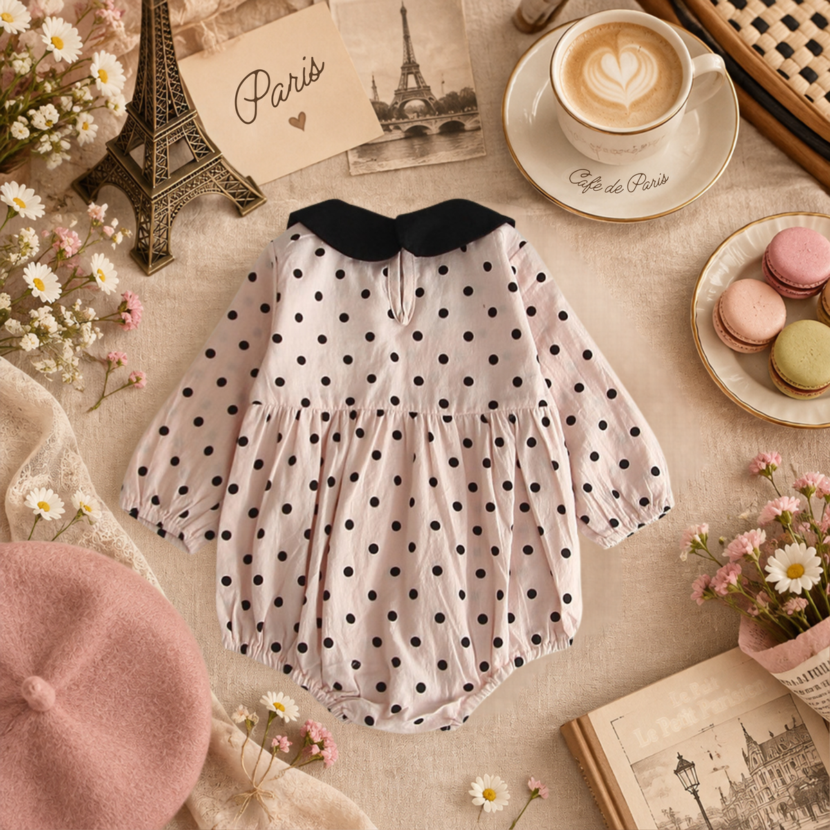 Spot the Dots Romper – alternate view 1