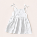 Earthy Essentials Mini Dress – White