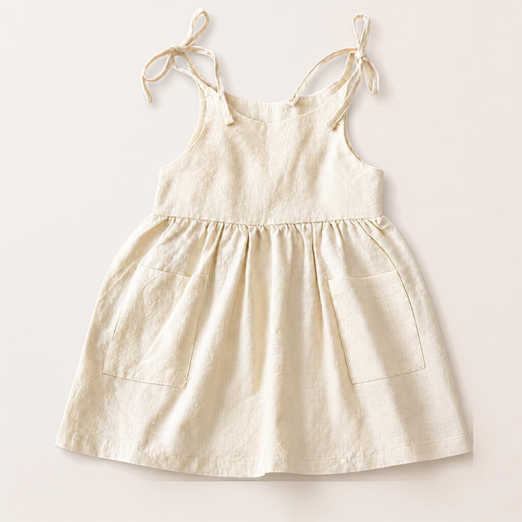 Earthy Essentials Mini Dress – Beige