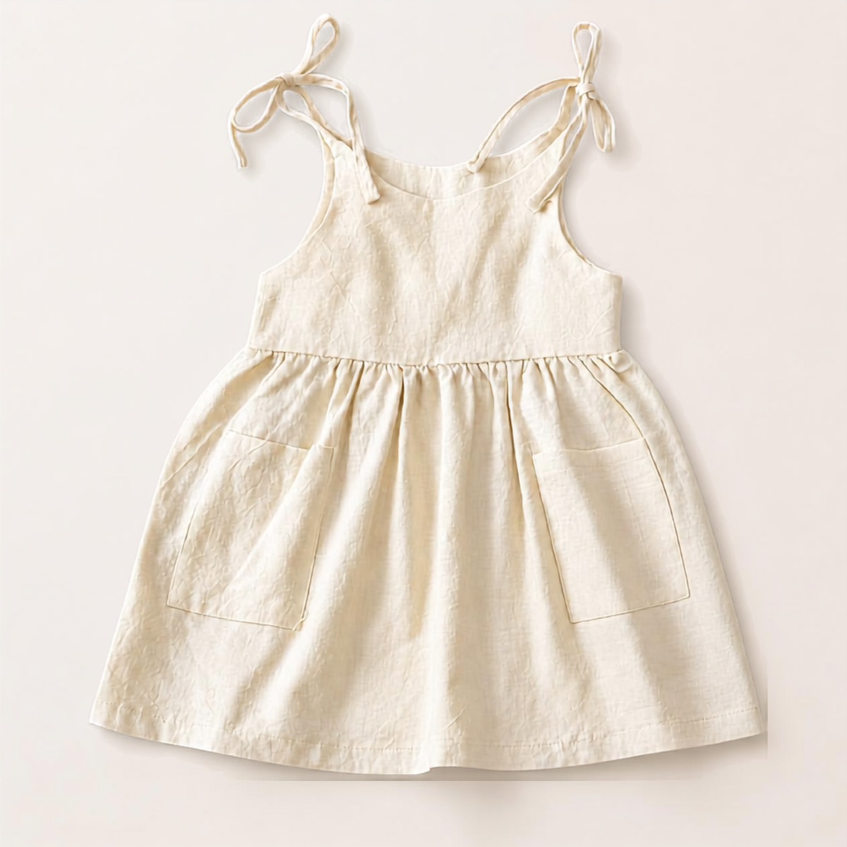 Earthy Essentials Mini Dress – Beige