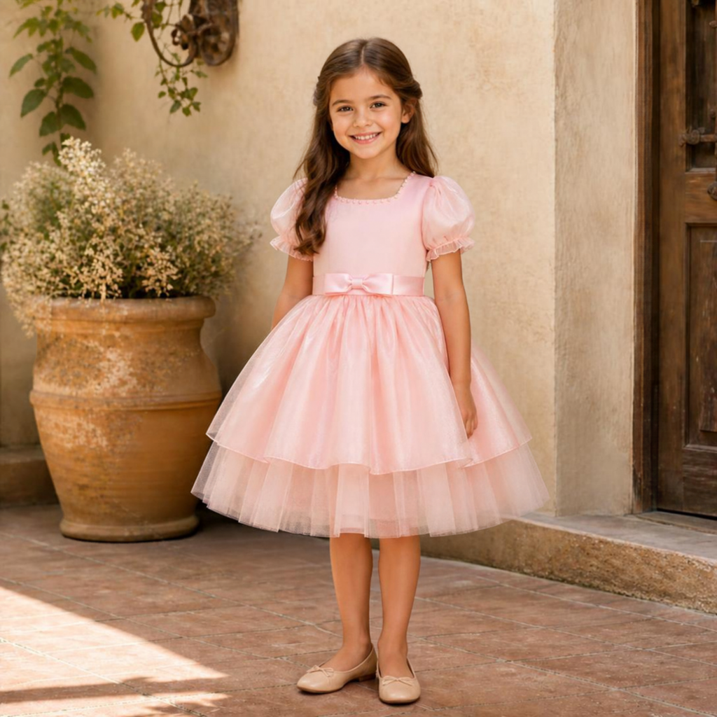 Pearl & Twirl Tulle Dress