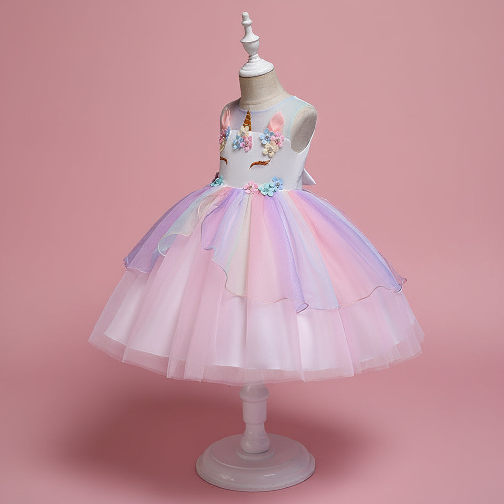 Unicorn Bloom Tulle Dress – alternate view 1