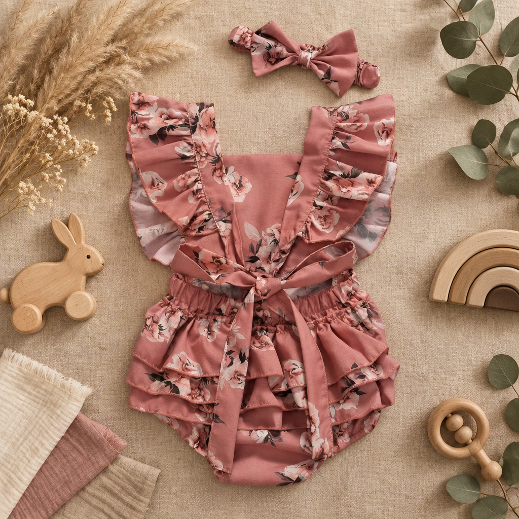 Blossom Lane Floral Romper – alternate view 4