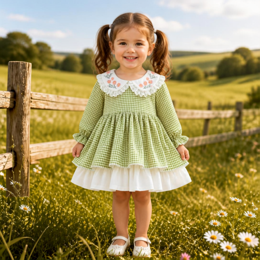 Sweet Magnolia Check Dress