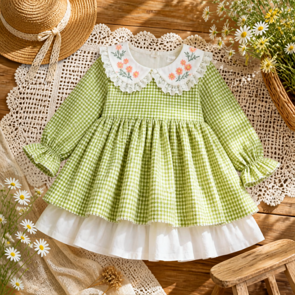 Sweet Magnolia Check Dress – alternate view 1