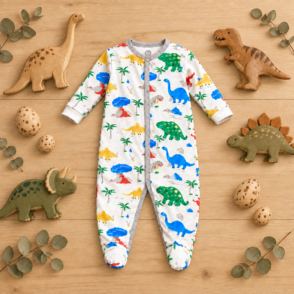 Boys Printed Cotton Romper – 7 style | Volcano