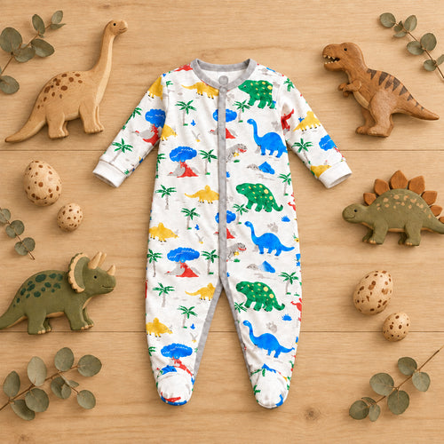 Boys Printed Cotton Romper – 7 style | Volcano