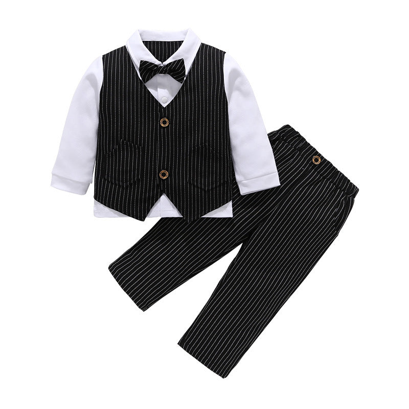 Luxe Gentleman Suit Set – Black