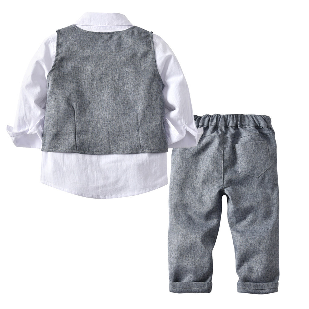 Oliver Boys 4-Piece Suit Set – Grey – view 2