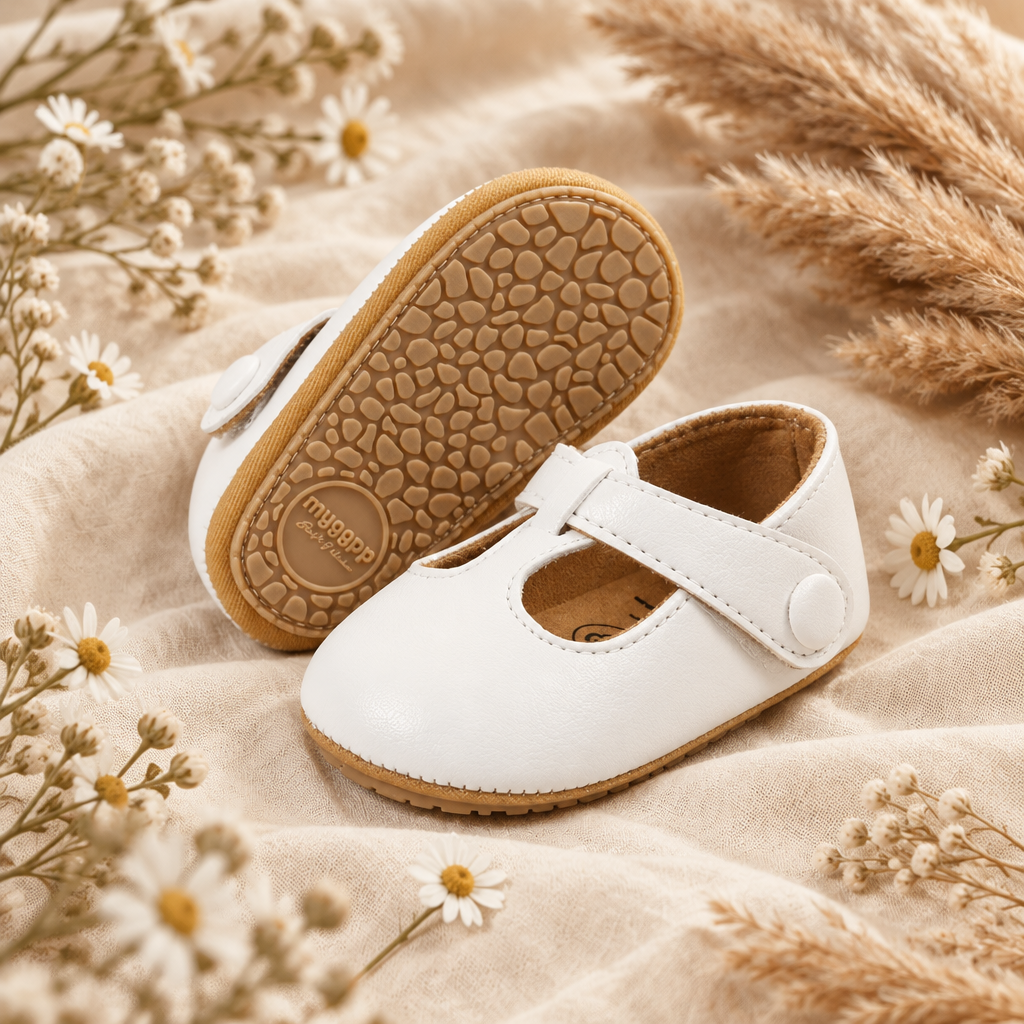 Olive Baby Ballet Flats