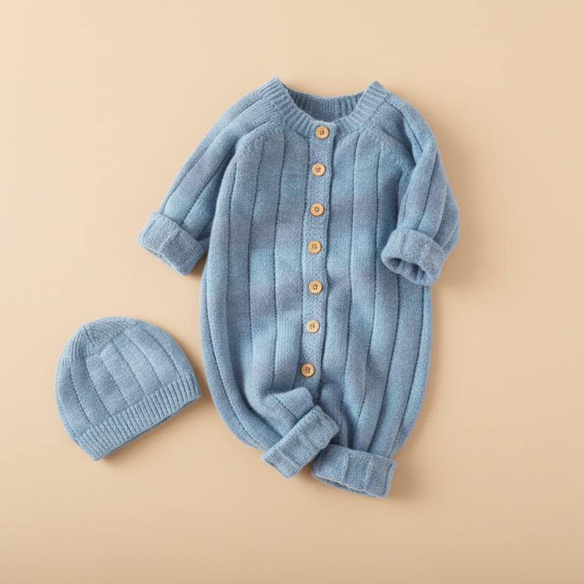 Winter Knit Hooded Jumpsuit – alternate view 10
