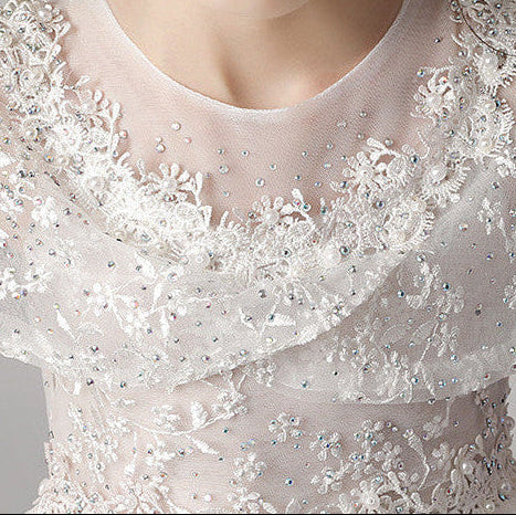 Classic Lace Flower Girl Dress – alternate view 4