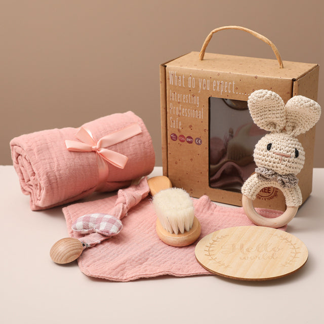 Newborn Animal Gift Set – Rabbit 6PCS Set
