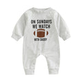 Tiny Football Fan Romper – alternate view 3