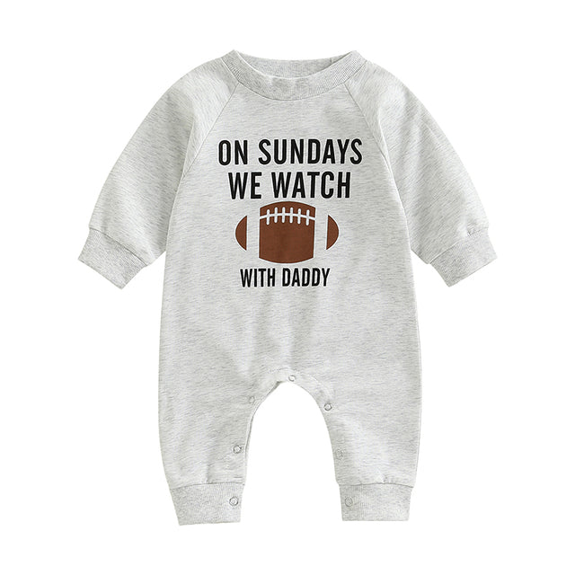 Tiny Football Fan Romper – alternate view 3