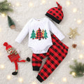 Little Lumberjack Christmas Tree 3 Piece Set – White