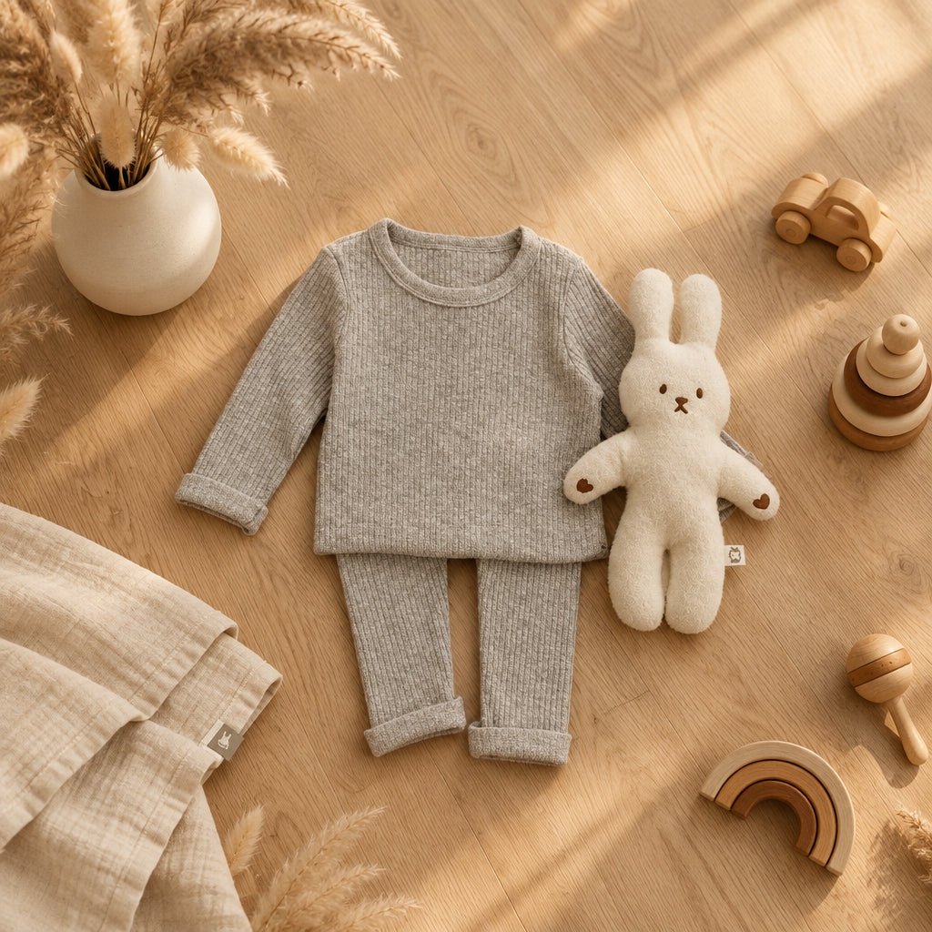Mini Essentials Cotton PJ Set – alternate view 6