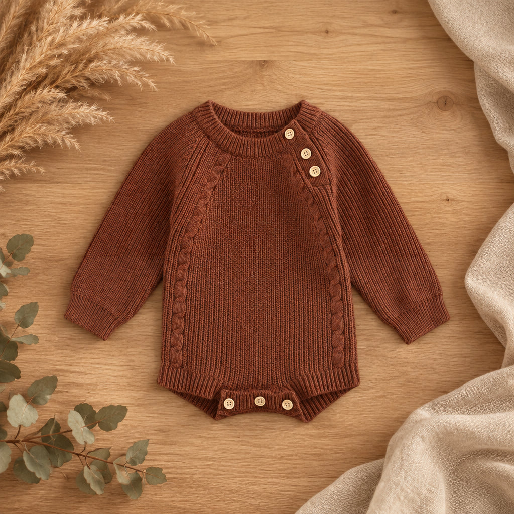 Earth & Ember Knit Bodysuit – Antique Bronze