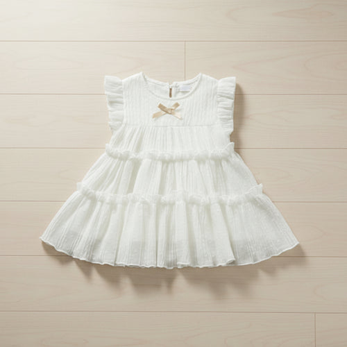 Baby Belle White Tulle Dress – White – alternate view