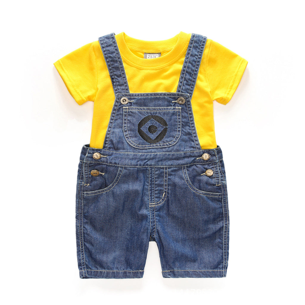 Peekaboo Pocket Overalls Set – alternate view 1