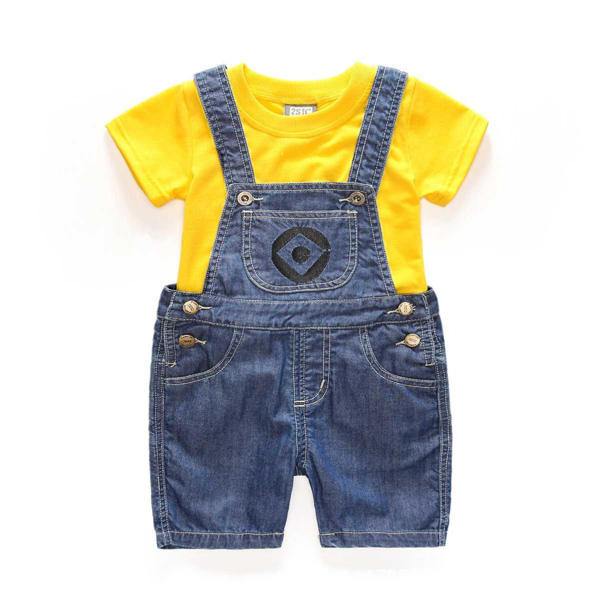 Peekaboo Pocket Overalls Set – alternate view 1