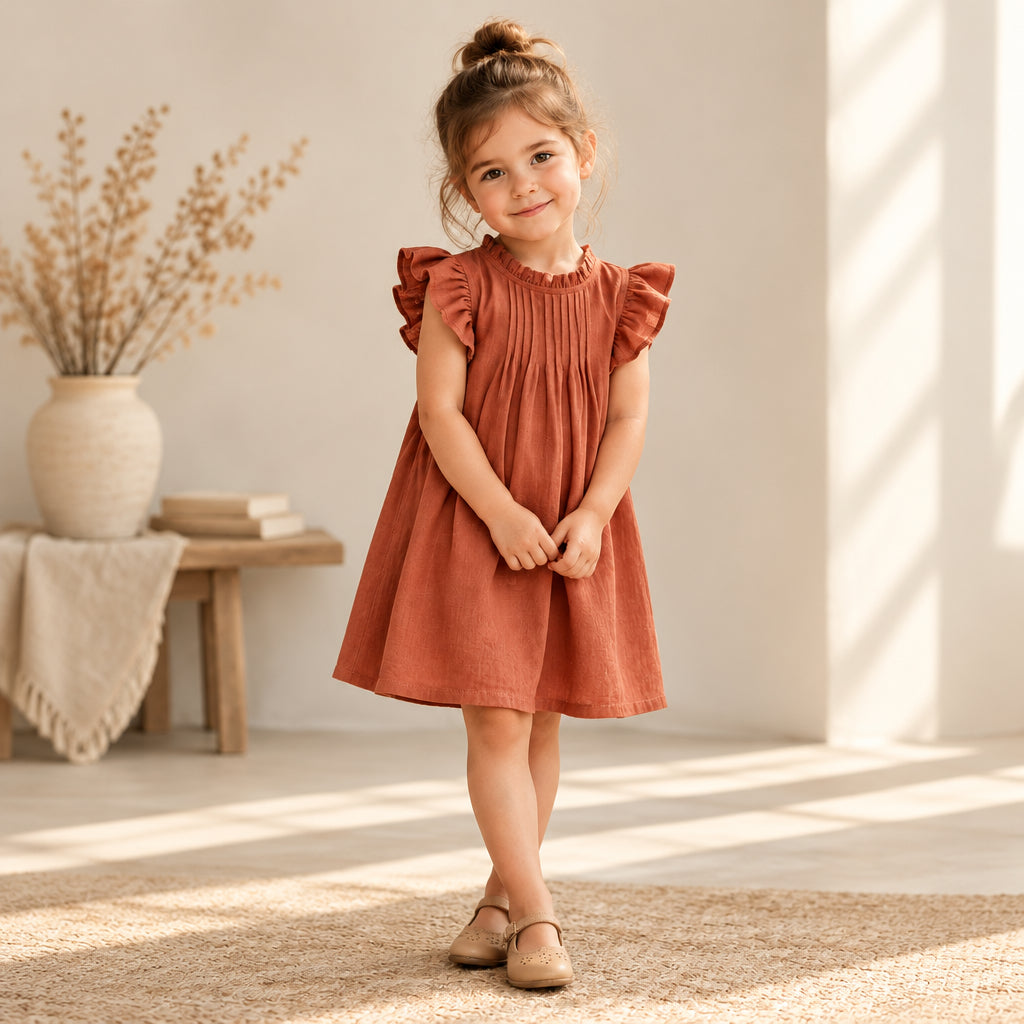 The Amelie Linen Dress