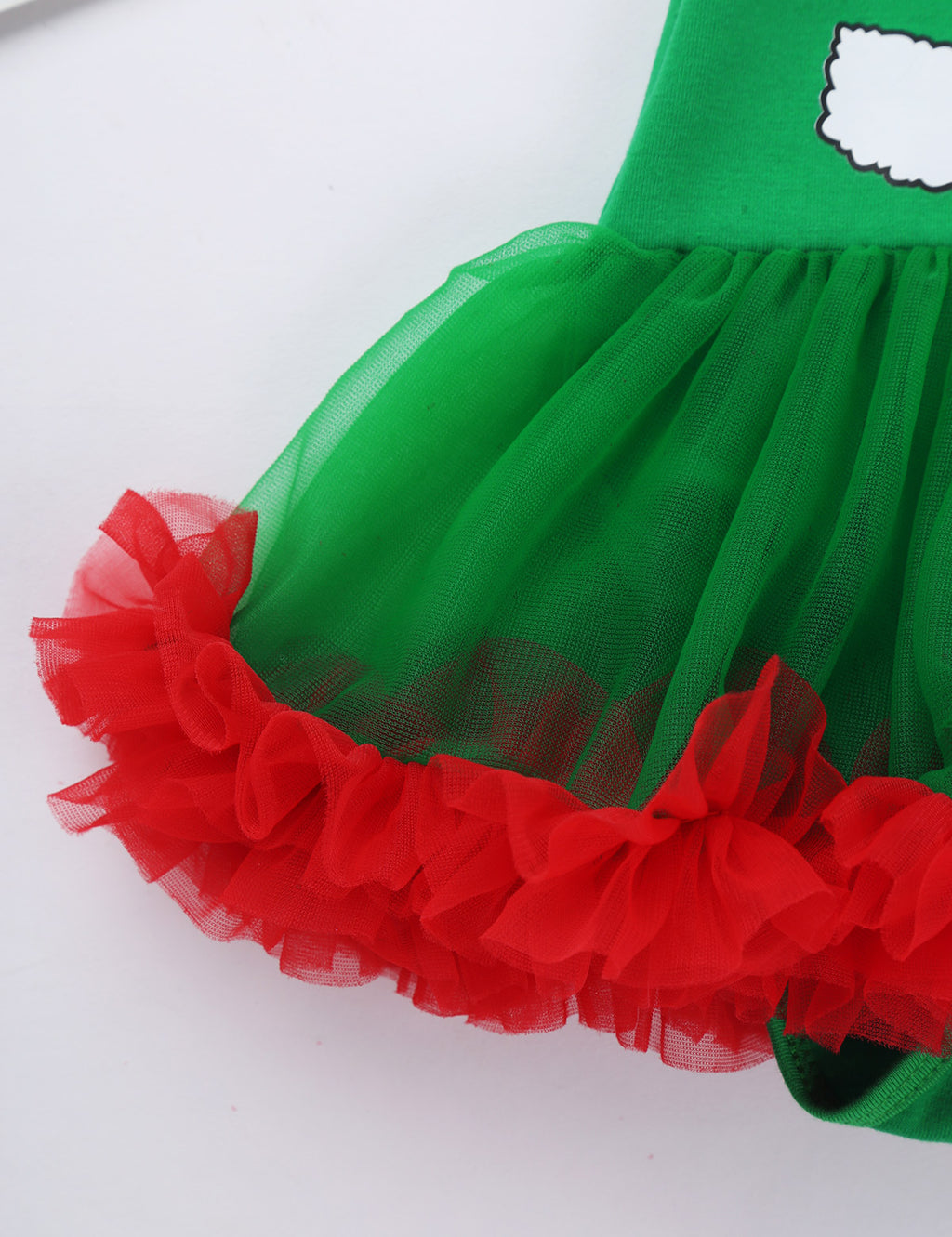 Festive Elf Baby Romper Set – Green and Red – view 3