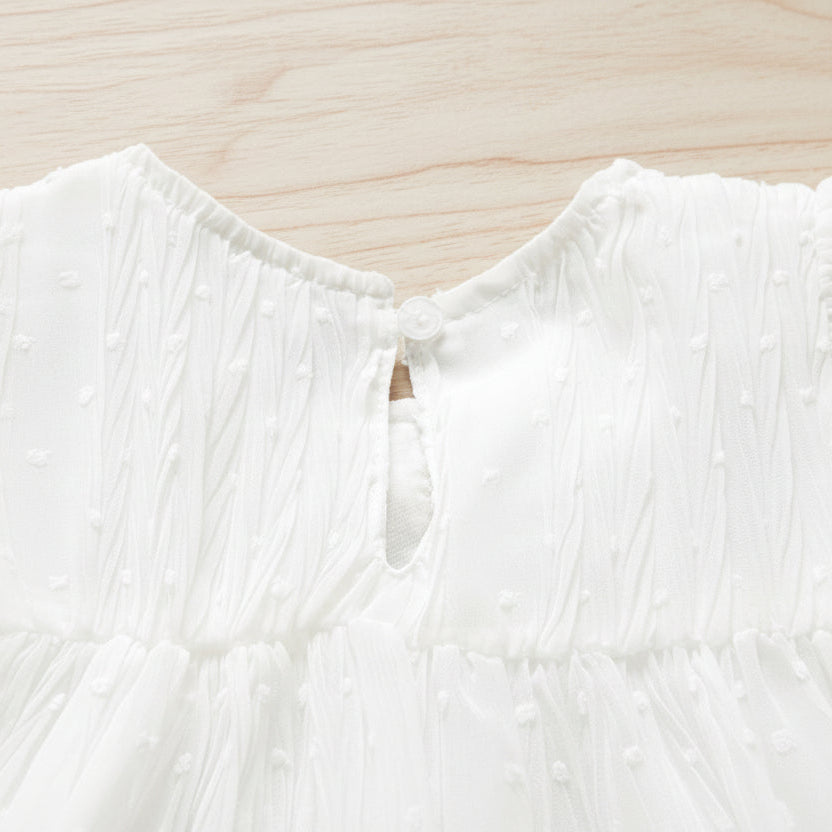 Baby Belle White Tulle Dress – White – view 2