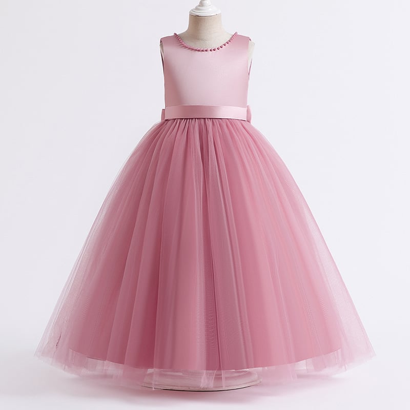 Pearl Satin & Tulle Ball Gown – alternate view 5