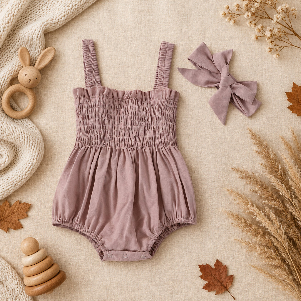 Boho Cloud Baby Romper – alternate view 3