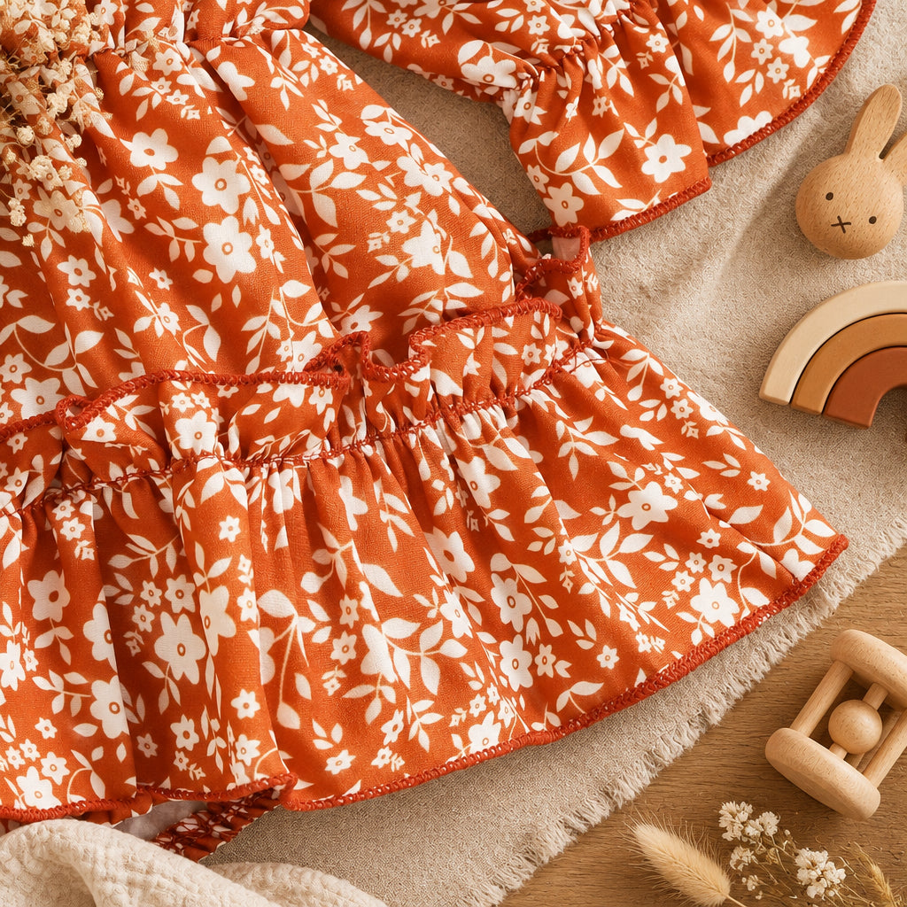 Autumn Bloom Bodysuit Dress – alternate view 3