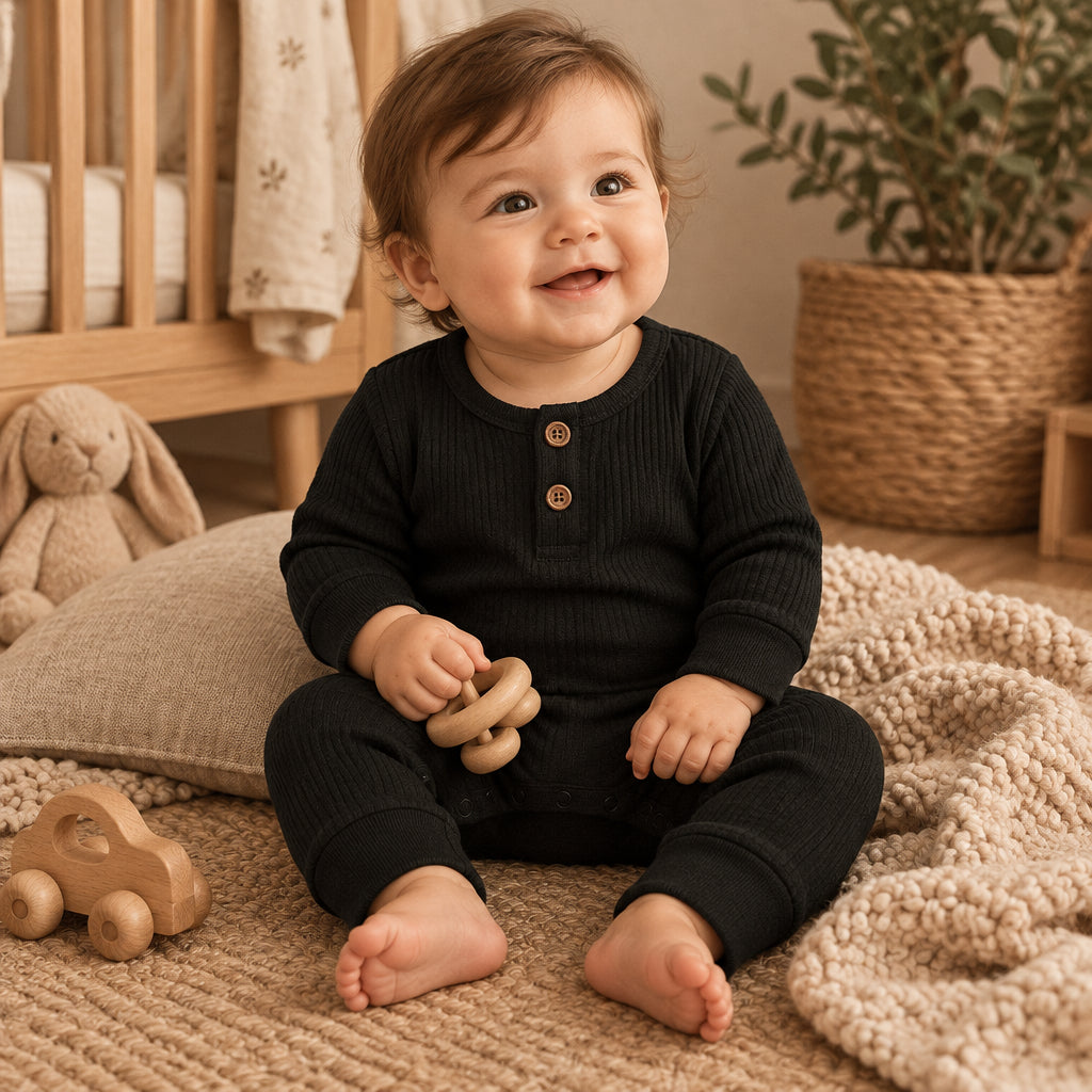 Little Cove Ribbed Romper