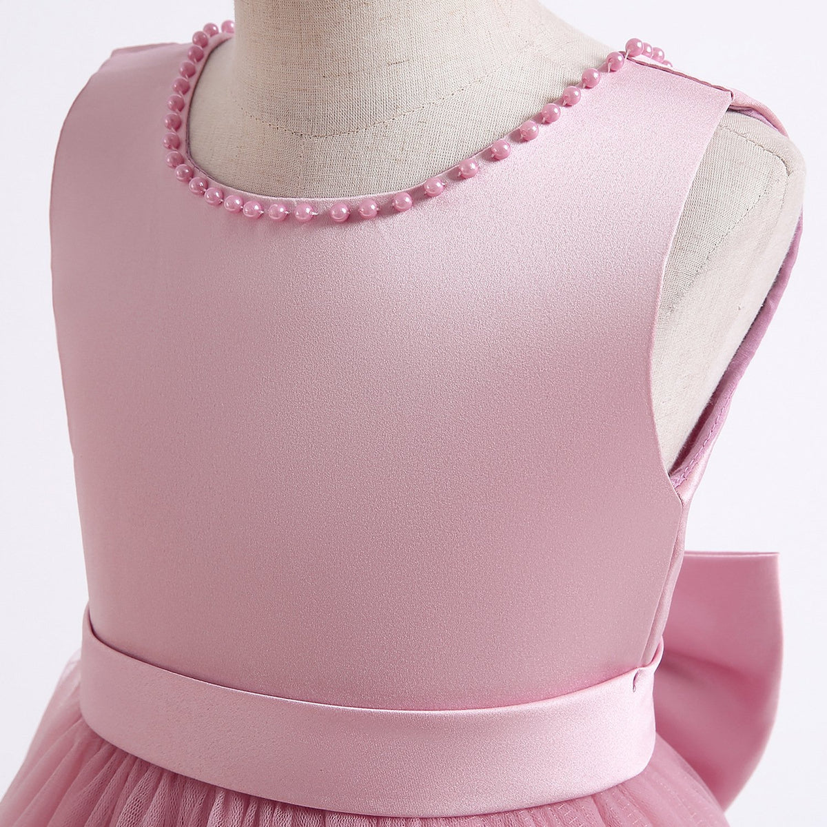 Pearl Satin & Tulle Ball Gown – alternate view 7