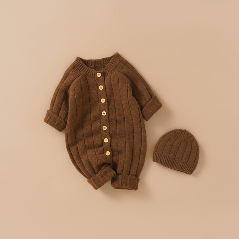Winter Knit Hooded Jumpsuit – alternate view 7