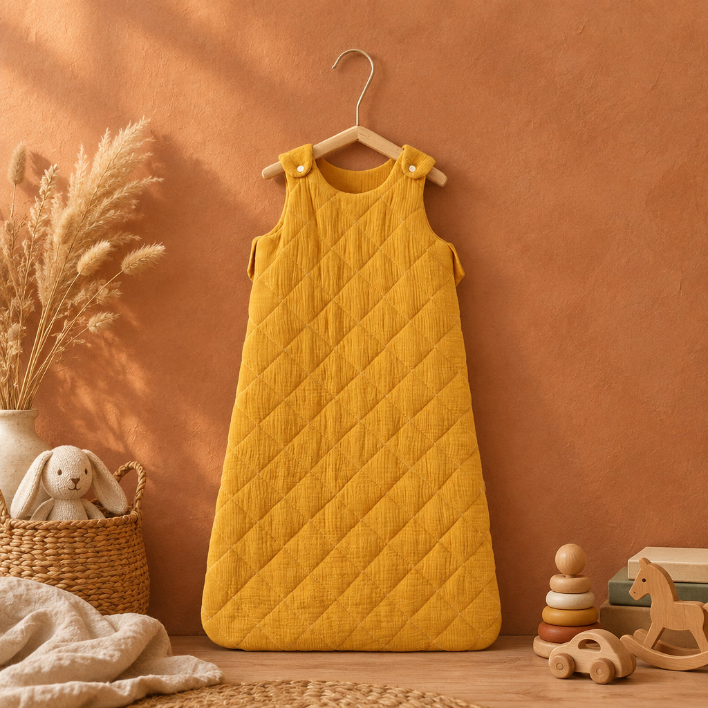 Lush Padded Baby Sleep Vest – Yellow