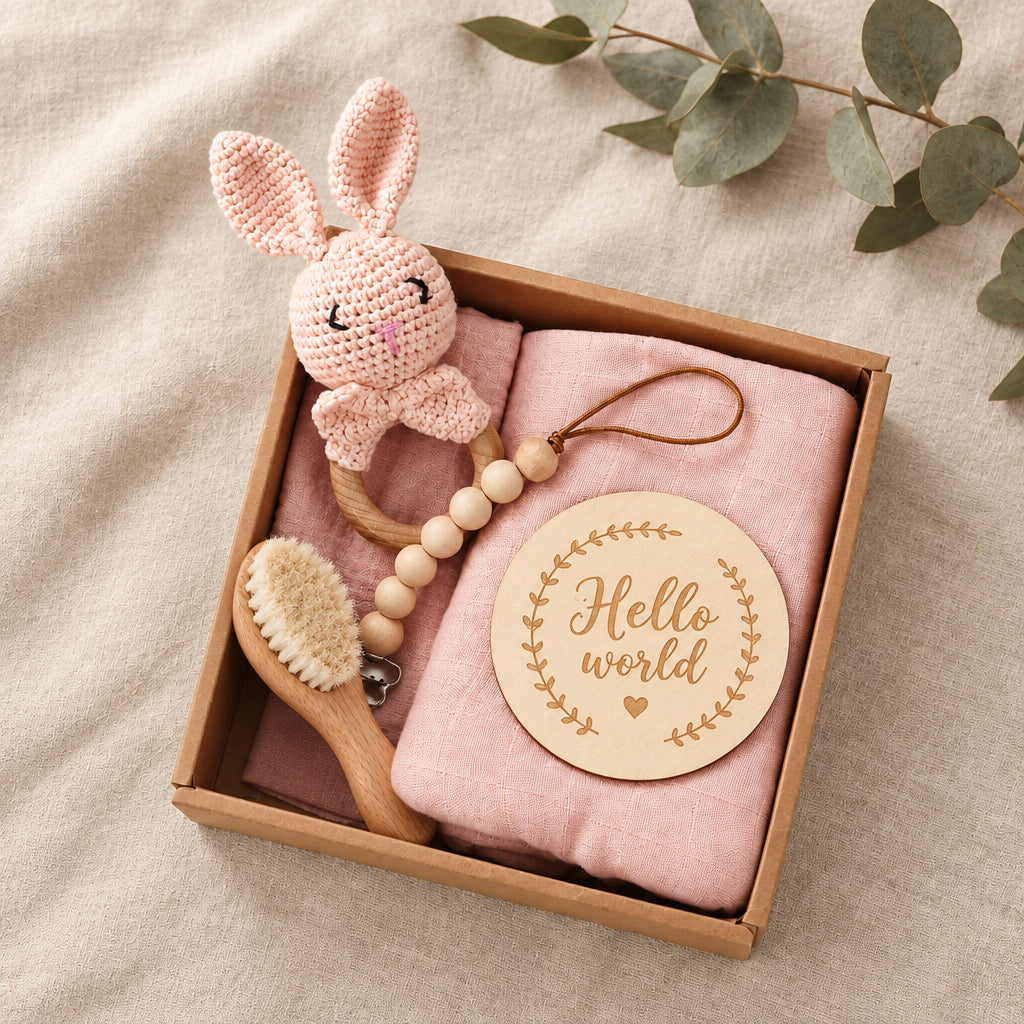 Hello World Essentials Gift Set – E | Ruby Rabbit