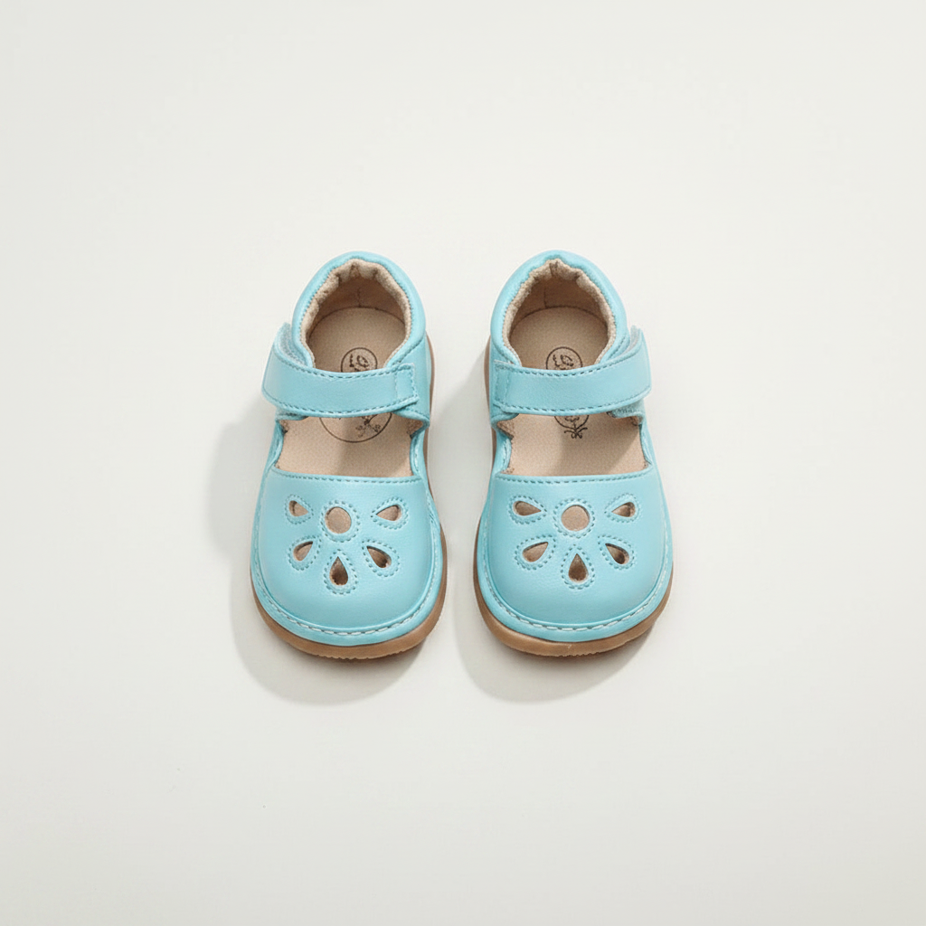 Rainbow Bright Baby Sandals – Blue